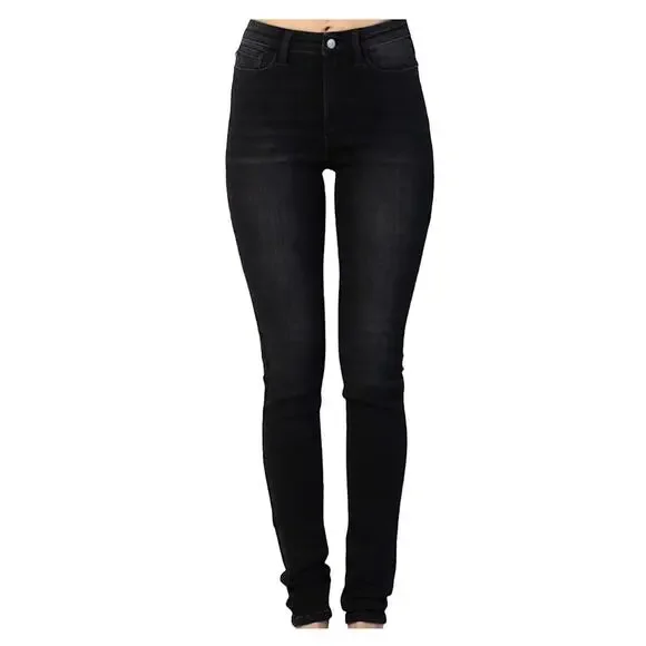 Judy Blue High Rise Skinny Black Denim Jeans Jb88450 Women's Plus Size 20W 20 - Picture 1 of 14